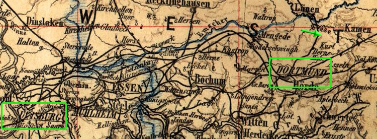 Dortmund map