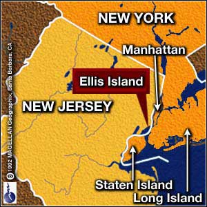 Elllis Island map